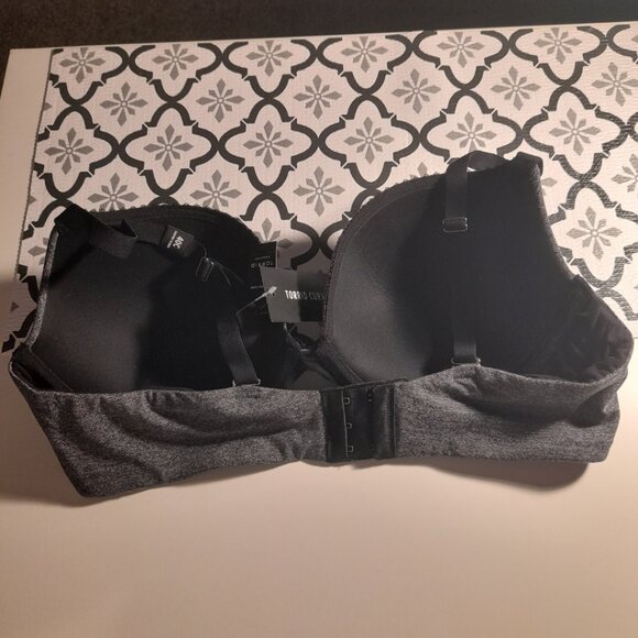 *BOGO FREE* Torrid Curve Body™ Heather Grey Plunge Bra 40C NWT - Picture 9 of 9